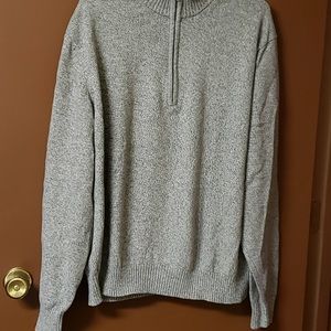 Mens 2X Izod zipper neck sweater